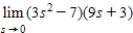 Find the limit, if it exists. ​   ​ A)  - 23 B)  - 24 C)  - 21 D)  - 30 E)  The limit does not exist