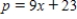 For the pair of supply and demand equations, where x represents the quantity demanded in thousands of units and p the unit price in dollars, find the equilibrium quantity and the equilibrium price. ​   and   ​ A)  xb = 3,000 units pb = $45 B)  xb = 2,000 units pb = $41 C)  xb = 3,000 units pb = $44 D)  xb = 2,500 units pb = $41 E)  xb = 2,000 units pb = $45