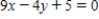 Determine whether the equation defines y as a linear function of x. ​   ​ A)  Yes, the equation defines y as a linear function of x B)  No, the equation does not define y as a linear function of x