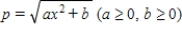 Assume that the demand function for a certain commodity has the form ​   ​ Where x is the quantity demanded, measured in units of a thousand, and p is the unit price in dollars. Suppose the quantity demanded is 4,000 (x = 4)  when the unit price is $7.00 and 7,000 (x = 7)  when the unit price is $4.00. Determine the demand equation. ​ A)  ​   B)    C)    D)    E)   