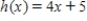 Let   ,   , and   . Find the rule for the function fgh. ​ A)    B)    C)    D)    E)   