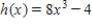 Let   and   . Find the rule for the function   . ​ A)    B)    C)  ​   D)    E)   