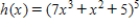 Find function   such that   ,   , and   . ​ A)    B)    C)    D)    E)   