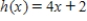 Let   ,   , and   . Find the rule for the function   .