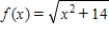 Find the domain of the function   .