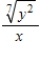 Rationalize the numerator of the expression. ​   ​ A)    B)    C)    D)    E)   
