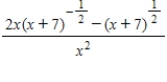 Perform the indicated operations and simplify the expression. ​  