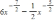 Factor out the greatest common factor from the expression. ​  