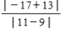 Evaluate the expression. ​   ​ A)  5 B)  2 C)  7 D)  3 E)  6