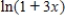 Differentiate the power series for   at   to obtain a series representation for the function   .