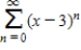 Consider the series   . ​ Find the radius of convergence of the power series. ​ __________ ​ Find the interval of convergence of the power series. ​ __________