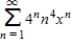 Consider the series   . ​ Find the radius of convergence of the power series. ​ __________ ​ Find the interval of convergence of the power series. ​ __________