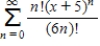 Consider the series   . ​ Find the radius of convergence of the power series. ​ __________ ​ Find the interval of convergence of the power series. ​ __________
