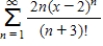 Consider the series   . ​ Find the radius of convergence of the power series. ​ __________ ​ Find the interval of convergence of the power series. ​ __________