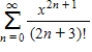 Consider the series   . ​ Find the radius of convergence of the power series. ​ __________ ​ Find the interval of convergence of the power series. ​ __________