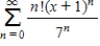 Consider the series   . ​ Find the radius of convergence of the power series. ​ __________ ​ Find the interval of convergence of the power series. ​ __________