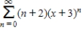 Consider the series   . ​ Find the radius of convergence of the power series. ​ __________ ​ Find the interval of convergence of the power series. ​ __________