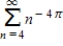 Determine whether the following p-series is convergent or divergent. ​  