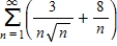 Determine whether the following series is convergent or divergent. ​  