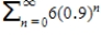 Consider the series ​   . ​ Determine whether the geometric series converges or diverges. ​ If it converges, find its sum.
