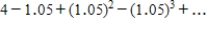 Consider the series ​   . ​ Determine whether the series converges or diverges. ​ If it converges, find its sum. Round your answer to three decimal places.