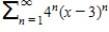 Consider the series ​   . ​ Find the values of x for which the series converges. ​ Find the sum of the series where it is convergent.