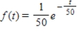 A study conducted by Uni-Mart, a mail-order department store, reveals that the time intervals in minutes between incoming telephone calls on its toll-free 600 line between 9 A.M. and 2 P.M. are exponentially distributed with probability density function   . What is the probability that the time interval between successive calls is more than 6 min? Round your answer to four decimal places. ​ A)  0.4899 B)  ​0.8869 C)  ​0.2950 D)  ​0.1737 E)  ​0.8981