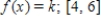 Find the value of the constant ​k so that the function is a probability density function in the indicated interval. ​  