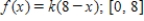 Find the value of the constant k so that the function is a probability density function in the indicated interval. ​  