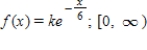 Find the value of the constant k so that the function is a probability density function in the indicated interval. ​  