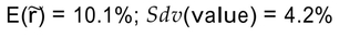 <strong>An investment will cost $100 today. You have estimated the following probability distribution for the value of the investment one year from now: Calculate the expected rate of return and the standard deviation of the returns for the 1-year Holding period.</strong> A) B) C) D)