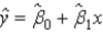 What does the equation   denote if the regression equation is   ? A) The explained sum of squares B) The total sum of squares C) The sample regression function D) The population regression function