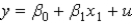 What does the equation   denote if the regression equation is   ? A) The explained sum of squares B) The total sum of squares C) The sample regression function D) The population regression function