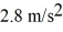 Rotational dynamics about a moving axis: A lawn roller in the form of a uniform solid cylinder is being pulled horizontally by a horizontal force B applied to an axle through the center of the roller, as shown in the figure. The roller has radius 0.65 meters and mass 51 kg and rolls without slipping. What magnitude of the force B is required to give the center of mass of the roller an acceleration of   ?  