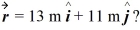 Work: A force   = 12 N   - 10 N   acts on an object. How much work does this force do as the object moves from the origin to the point   A)  46 J B)  266 J C)  37 J D)  62 J