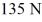 Hooke's law: A spring stretches by   when a   object is attached. What is the weight of a fish that would stretch the spring by   A)  199 N B)  91.0 N C)  145 N D)  279 N