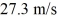 Power: A car needs to generate   in order to maintain a constant velocity of   on a flat road. What is the magnitude of the total resistive force acting on the car (due to friction, air resistance, etc.) ? (1 hp = 746 W)  A)  2.05 × 10<sup>3</sup> N B)  2.75 N C)  1.03 × 10<sup>3</sup> N D)  2.87 × 10<sup>3</sup> N