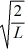 Particle in a box: A particle is confined to a one-dimensional box (an infinite well)  on the x-axis between x = 0 and x = L. The potential height of the walls of the box is infinite. The normalized wave function of the particle, which is in the ground state, is given by ψ(x)  =   sin   , with 0 ≤ x ≤ L. What is the probability of finding the particle between x = 0 and x = L/3? A)  0.20 B)  0.22 C)  0.24 D)  0.26 E)  0.28