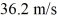 Free fall: A ball is projected upward at time t = 0.0 s, from a point on a roof 90 m above the ground. The ball rises, then falls and strikes the ground. The initial velocity of the ball is   if air resistance is negligible. The time when the ball strikes the ground is closest to A)  9.4 s B)  9.0 s C)  8.7 s D)  9.7 s E)  10 s
