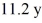 Time dilation: As measured in Earth's rest frame, a spaceship traveling at   takes   to travel between planets. How long does the trip take as measured by someone on the spaceship? A)  2.98 y B)  7.28 y C)  42.1 y D)  30.7 y