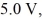Faraday's law: A closed loop conductor that forms a circle with a radius of   is located in a uniform but changing magnetic field. If the maximum emf induced in the loop is   what is the maximum rate at which the magnetic field strength is changing if the magnetic field is oriented perpendicular to the plane in which the loop lies? A)  0.40 T/s B)  2.5 T/s C)  0.080 T/s D)  5.0 T/s