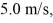 Circular motion of charges: A charged particle of mass 0.0020 kg is subjected to a   magnetic field which acts at a right angle to its motion. If the particle moves in a circle of radius   at a speed of   what is the magnitude of the charge on the particle? A)  0.0083 C B)  120 C C)  0.00040 C D)  2500 C