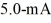 Ohm's law: When a voltage difference is applied to a piece of metal wire, a   current flows through it. If this metal wire is now replaced with a silver wire having twice the diameter of the original wire, how much current will flow through the silver wire? The lengths of both wires are the same, and the voltage difference remains unchanged. (The resistivity of the original metal is 1.68 × 10<sup>-8</sup> Ω ∙ m, and the resistivity of silver is 1.59 × 10<sup>-8</sup> Ω ∙ m.)  A)  21 mA B)  19 mA C)  11 mA D)  5.3 mA