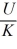 Dielectrics: A charged capacitor stores energy U. Without connecting this capacitor to anything, dielectric having dielectric constant K is now inserted between the plates of the capacitor, completely filling the space between them. How much energy does the capacitor now store? A)  2KU B)  KU C)  U D)    E)   