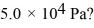Pressure in a fluid: In the figure, an open tank contains a layer of oil floating on top of a layer of water (of density 1000 kg/m<sup>3</sup>) that is 3.0 m thick, as shown. What must be the thickness of the oil layer if the gauge pressure at the bottom of the tank is to be   The density of the oil is 510 kg/   .  