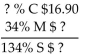 Solve for the missing numbers. Markup is based on cost. Round dollar amounts to the nearest cent. -  A)    B)    C)    D)   