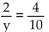 Solve the proportion. -  A) 50 B) 0.8 C) 5 D) 1.3