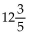 Write the number as a decimal. -  A) 126 B) 1.26 C) 6.3 D) 12.6