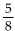 Write the number as a decimal. -  A) 6.25 B) 0.3125 C) 0.0625 D) 0.625