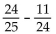 Subtract. Write the answer in lowest terms. -  A)    B)    C)    D)   